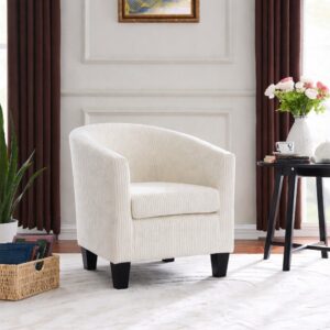 Alternative view of Canberra Accent Tub Chair, Beige Cord