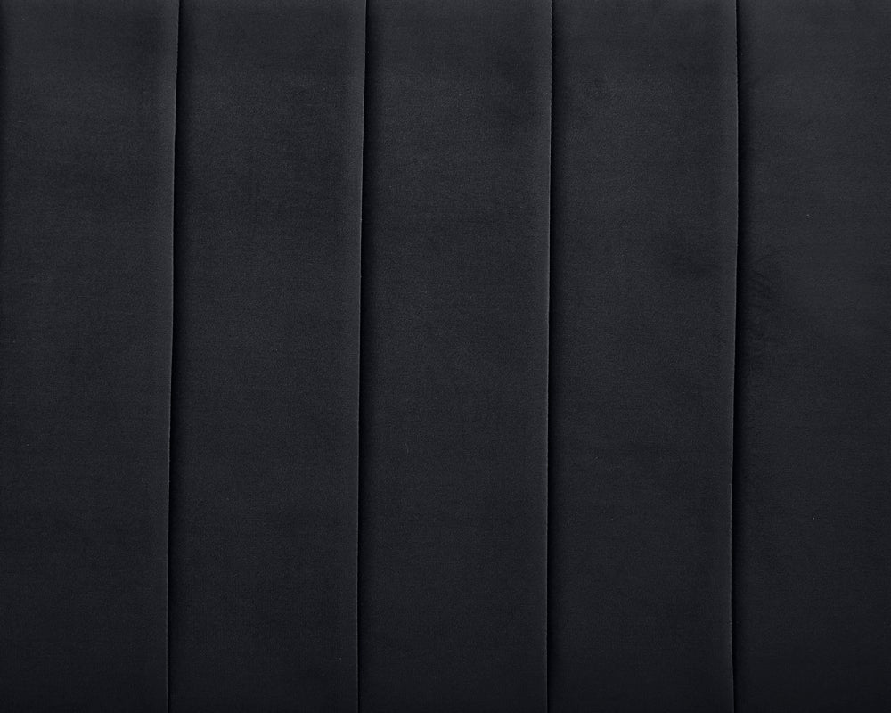 Devon Velvet Pull-Out Sofa Bed, Black Velvet - Image 8
