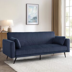 Tudor Sofa Bed, Blue Cord