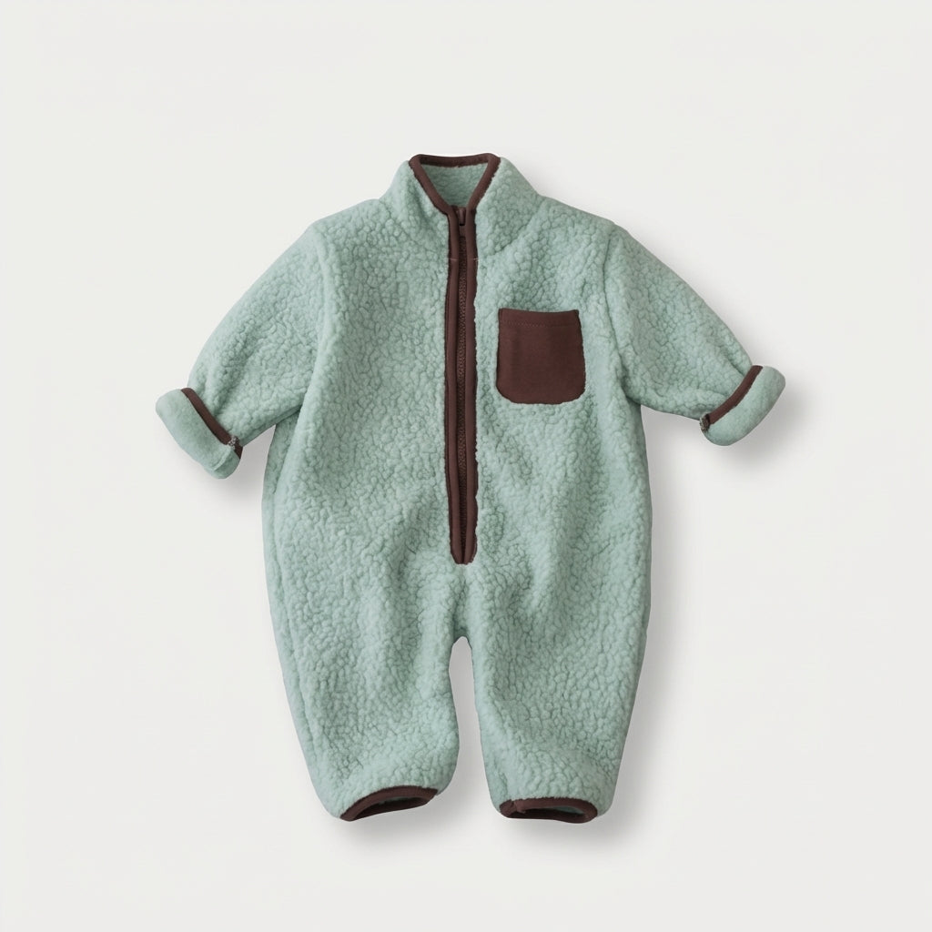 Fleece Zip Romper