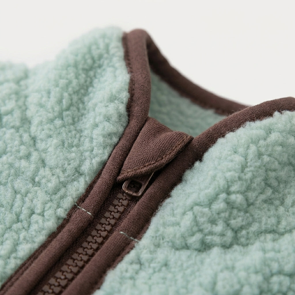 Fleece Zip Romper - Image 5